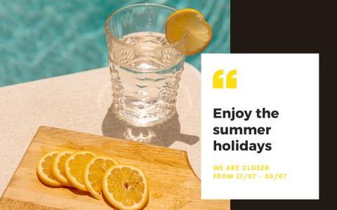 Summer holiday closure Matvertise